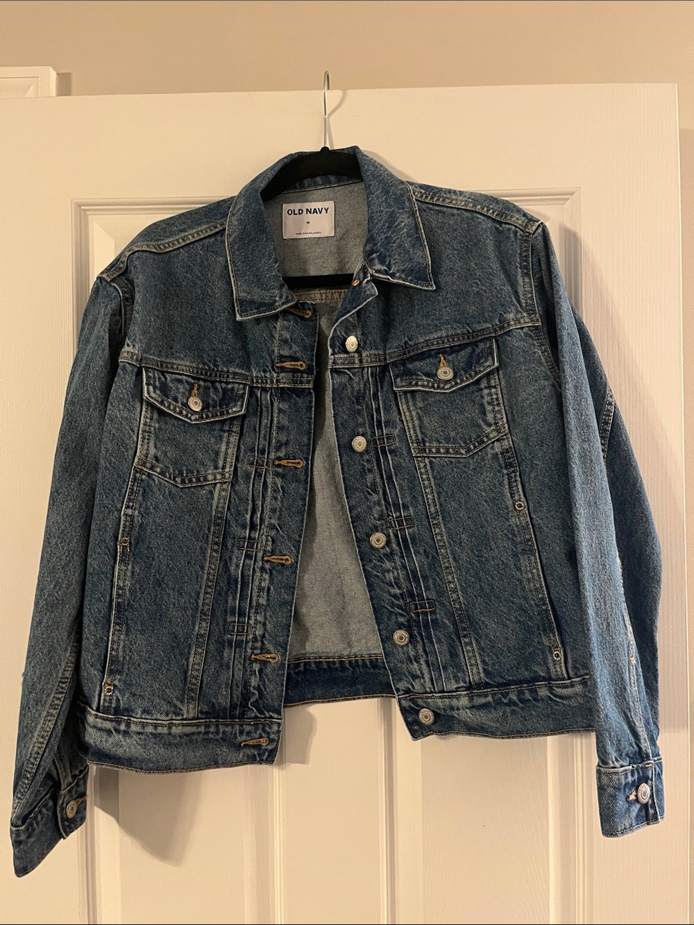 Old Navy Medium Wash Blue Denim Jacket